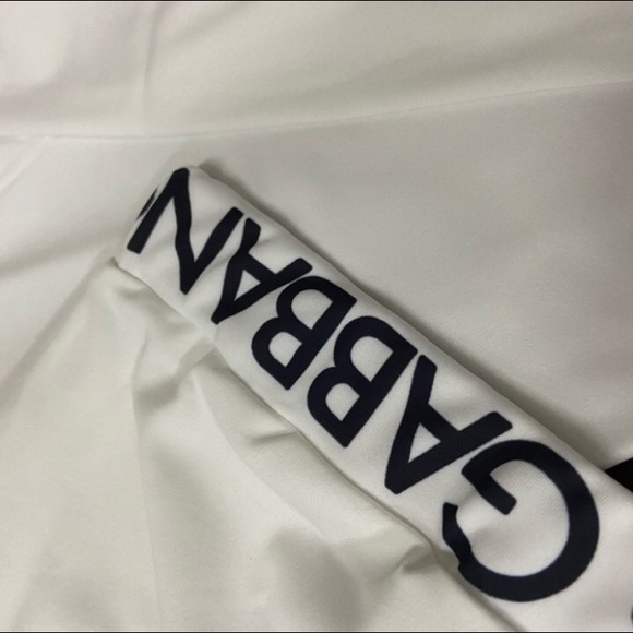 White Dolce & Gabbana Inspired Cami Crop Top & Stretchy Pants Outfit - Picture 11 of 13